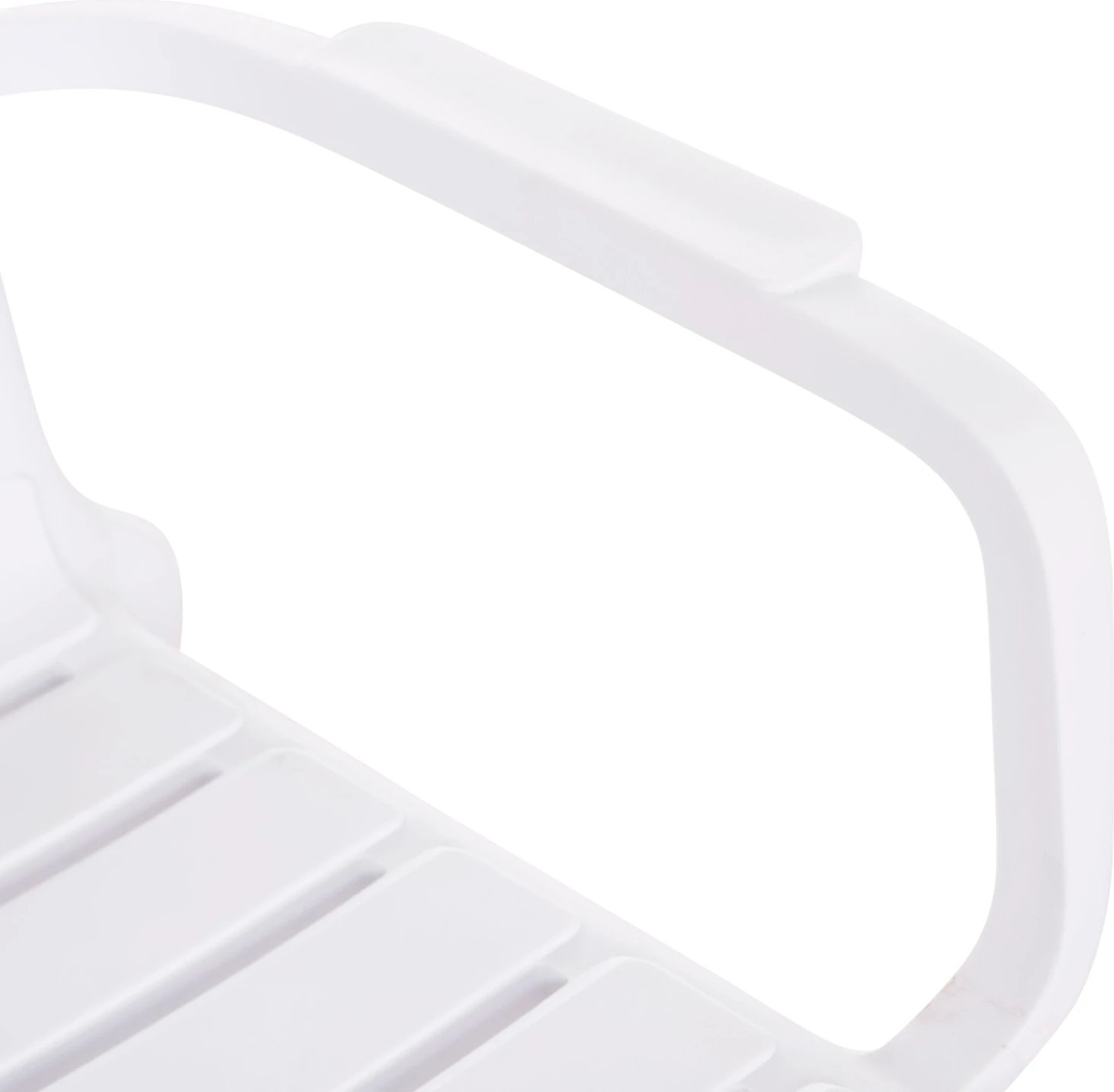 Stol dy vendësh KORVER, polipropilen, i bardhë, FH6332.01, 113x65x76cm