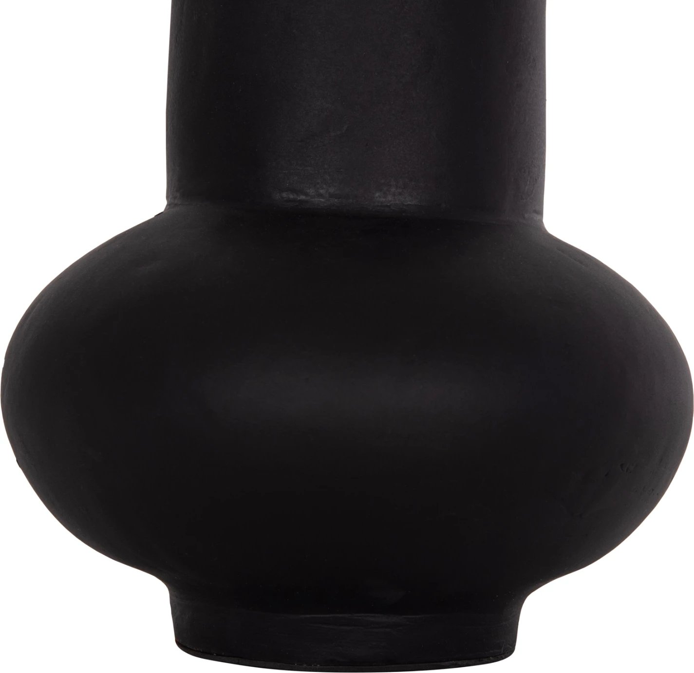 Vazo dekorative tavoline LEMA, terrakotë, e zezë, FH4664.01S, 22x22cm