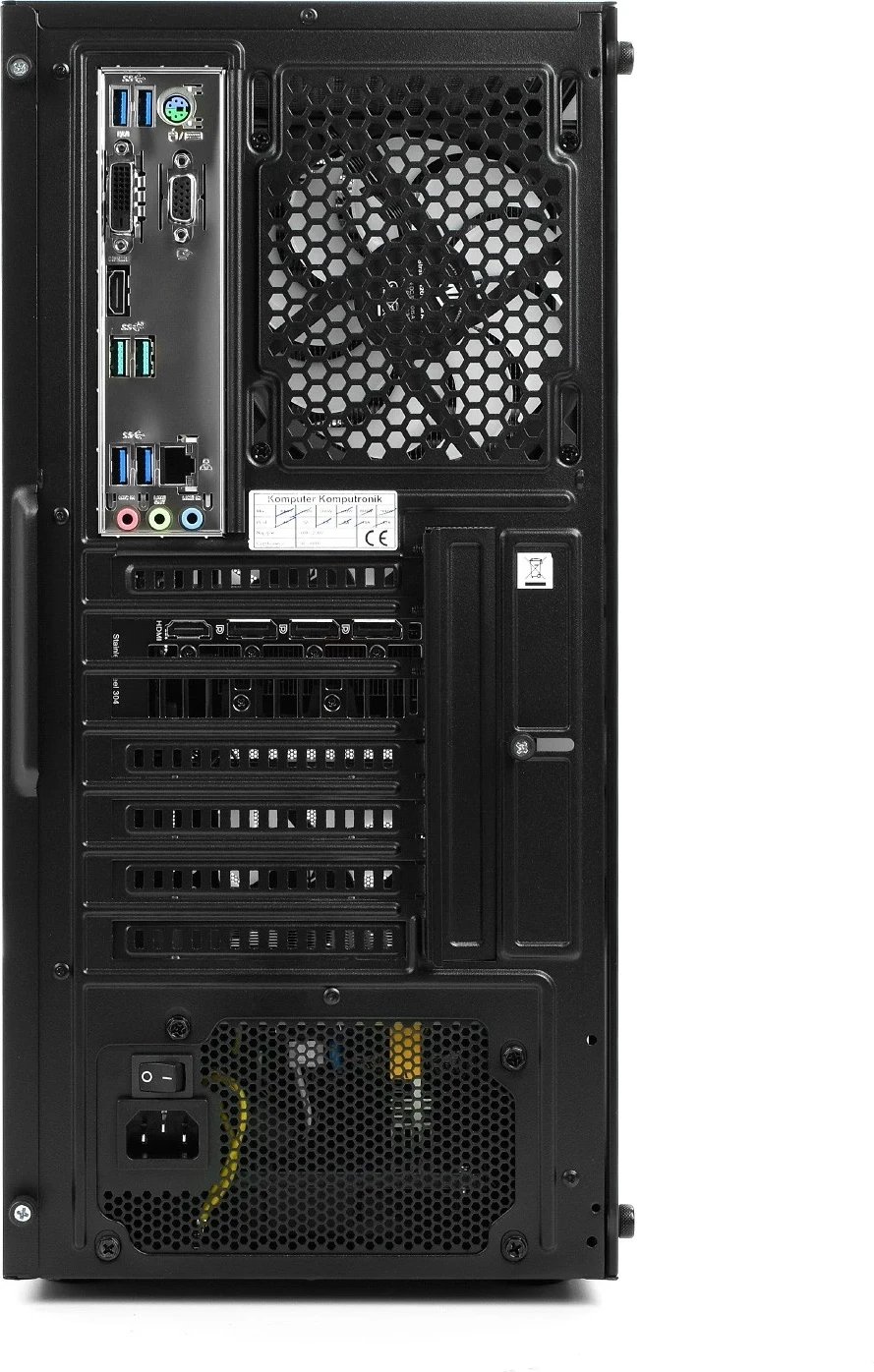 Kompjuter Komputronik Infinity R550, AMD Ryzen 5 5500, RAM 32GB, RTX 4060 Ti, SSD 2TB, e zezë