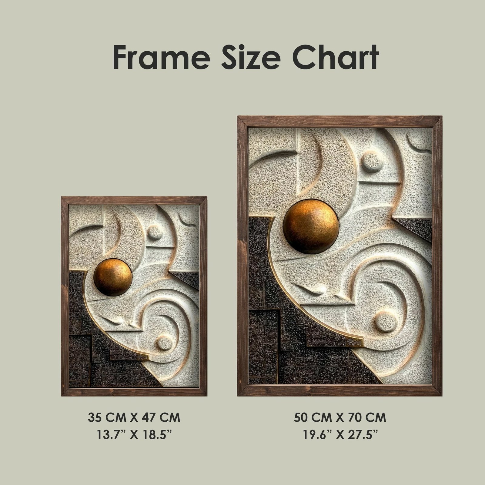 Pikturë dekorative me kornizë MDF, Wallity, TUN068-XL