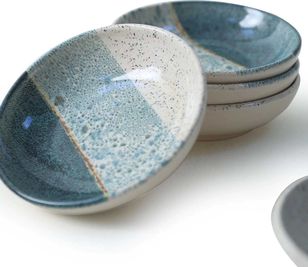 Set tasash për salcë, krem, Hermia Concept, 6 copë, X00017418