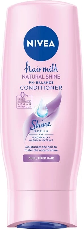 Kondicioner për femra Nivea Hairmilk Natural Shine, 200ml