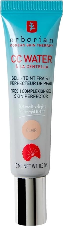 Gel për fytyrë Erborian CC Water për femra Clair 15ml