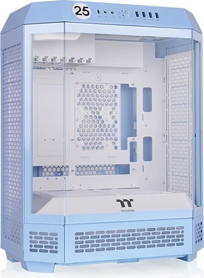 Kasë Thermaltake The Tower 600, Midi Tower, Hydrangea Blue, xham i temperuar, RGB