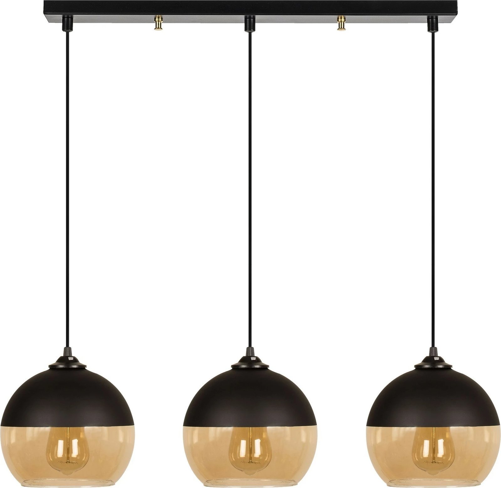 Llambë tavani industriale Opviq, Camini - MR - 872, e zezë dhe mjaltë Llambë tavani industriale Opviq, Camini - MR - 872, e zezë dhe mjaltë