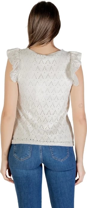 Bluzë Vila Clothes femra beige