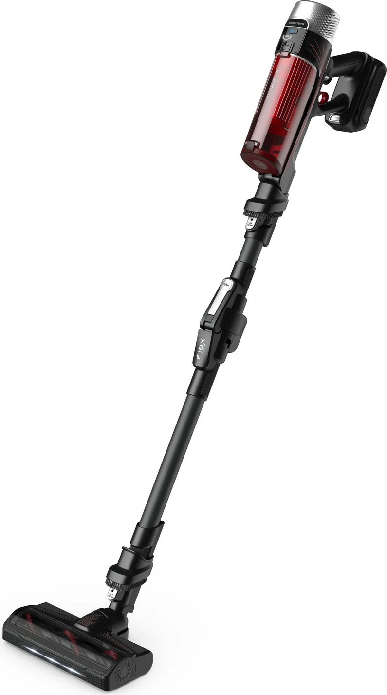 Fshesë me korrent pa kabllo Rowenta X-Force Flex 9.60 Animal RH2078, e zezë/kuqe