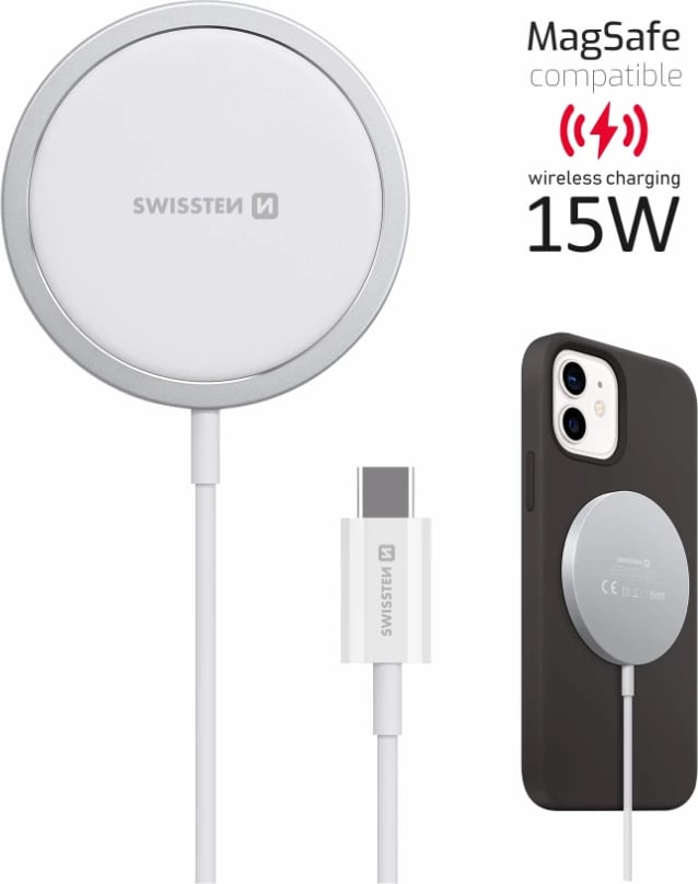 Karikues Wireless Magpuck Swissten (Kompatibil me Magsafe)