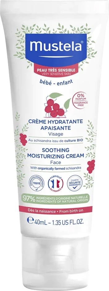 Krem fytyre hidratues për fëmijë Mustela Soothing Moisturizing Cream 40ml