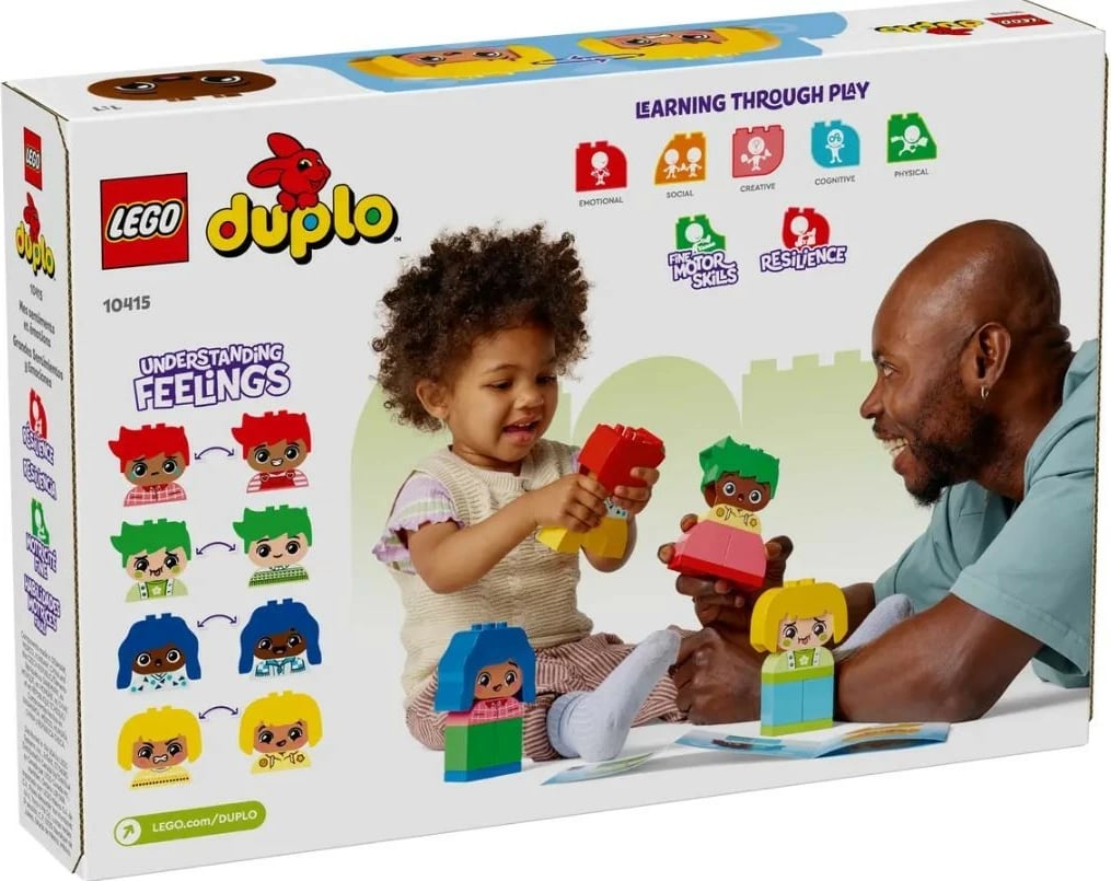 Set lodrash LEGO DUPLO 10415 My Feelings and Emotions, plastikë, 23 pjesë, shumëngjyrëshe