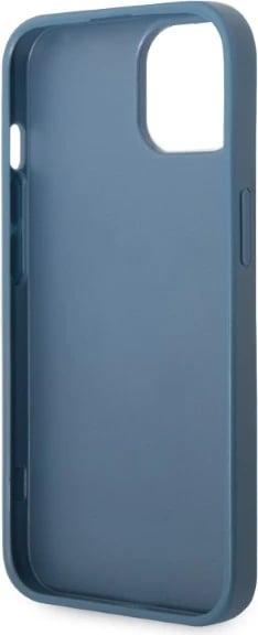 Mbështjellës Guess GUHCP13SP4TPB për iPhone 13 mini 5.4", kaltër, me xhep kartelash