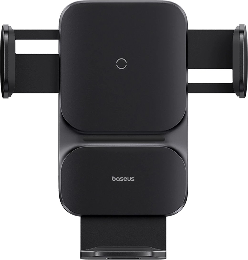 Mbajtës automatik Baseus Wisdom CGZX000001 me karikues wireless 15W, për grilë, i zi