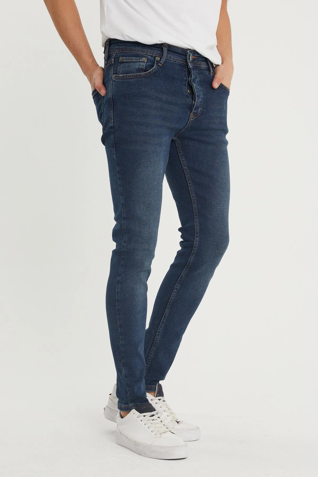 Pantallona për meshkuj Jumeon, X1052, ngjyrë blu e errët