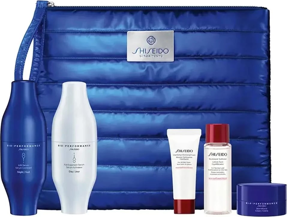 Set për kujdes të lëkurës Shiseido Bio-Performance Filler Sr dhe Clean Foam, unisex, 15ml