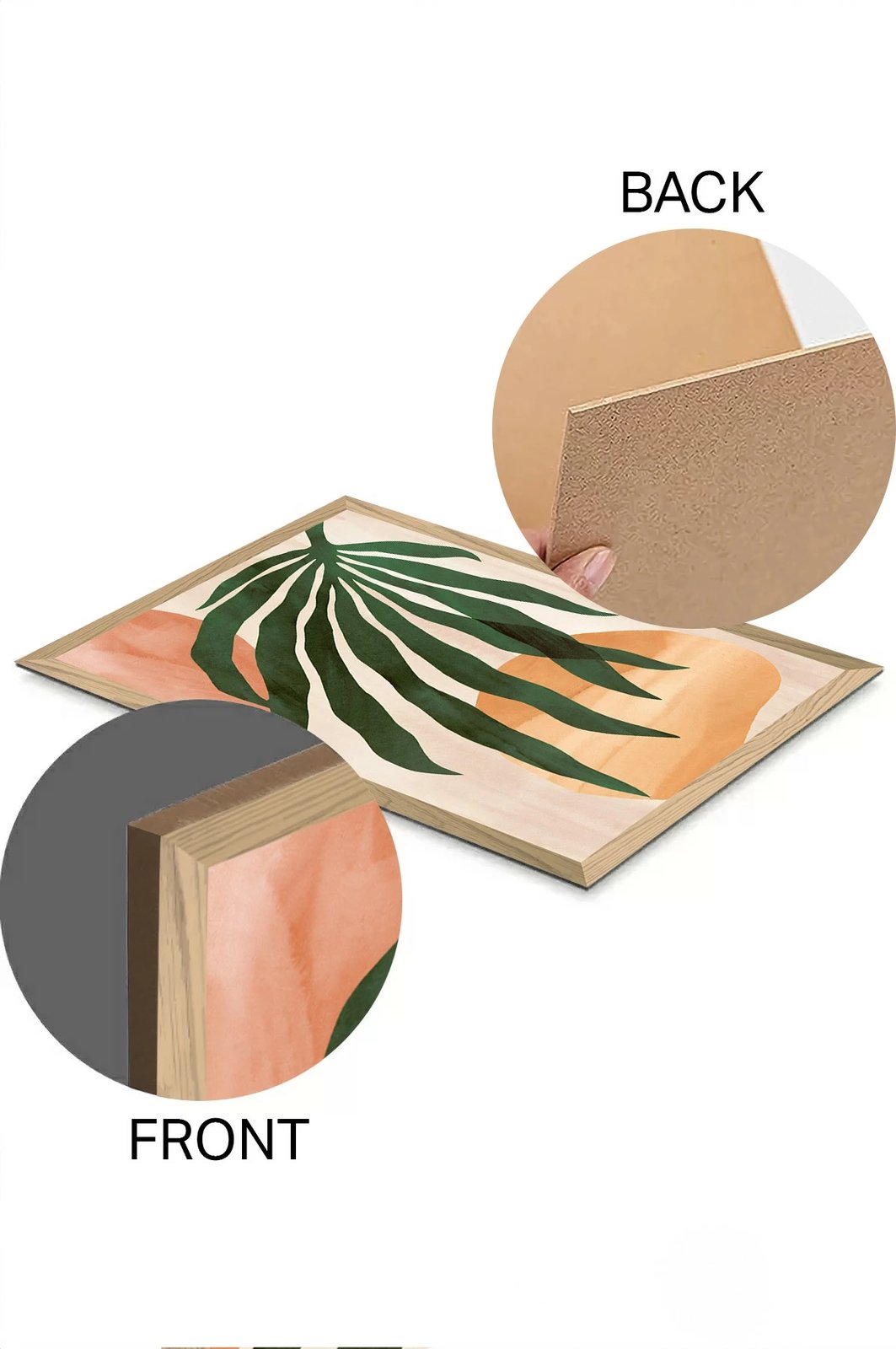 Pikturë dekorative, Wallity, shumëngjyrëshe, Tekhammdf30, 33x48cm