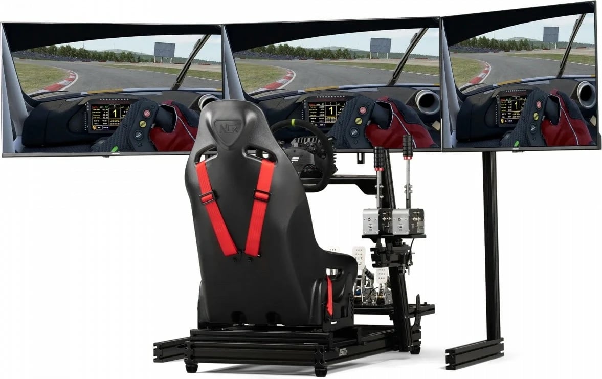 Mbajtës shtesë për 3 monitorë Next Level Racing NLR-E039, alumini, i zi