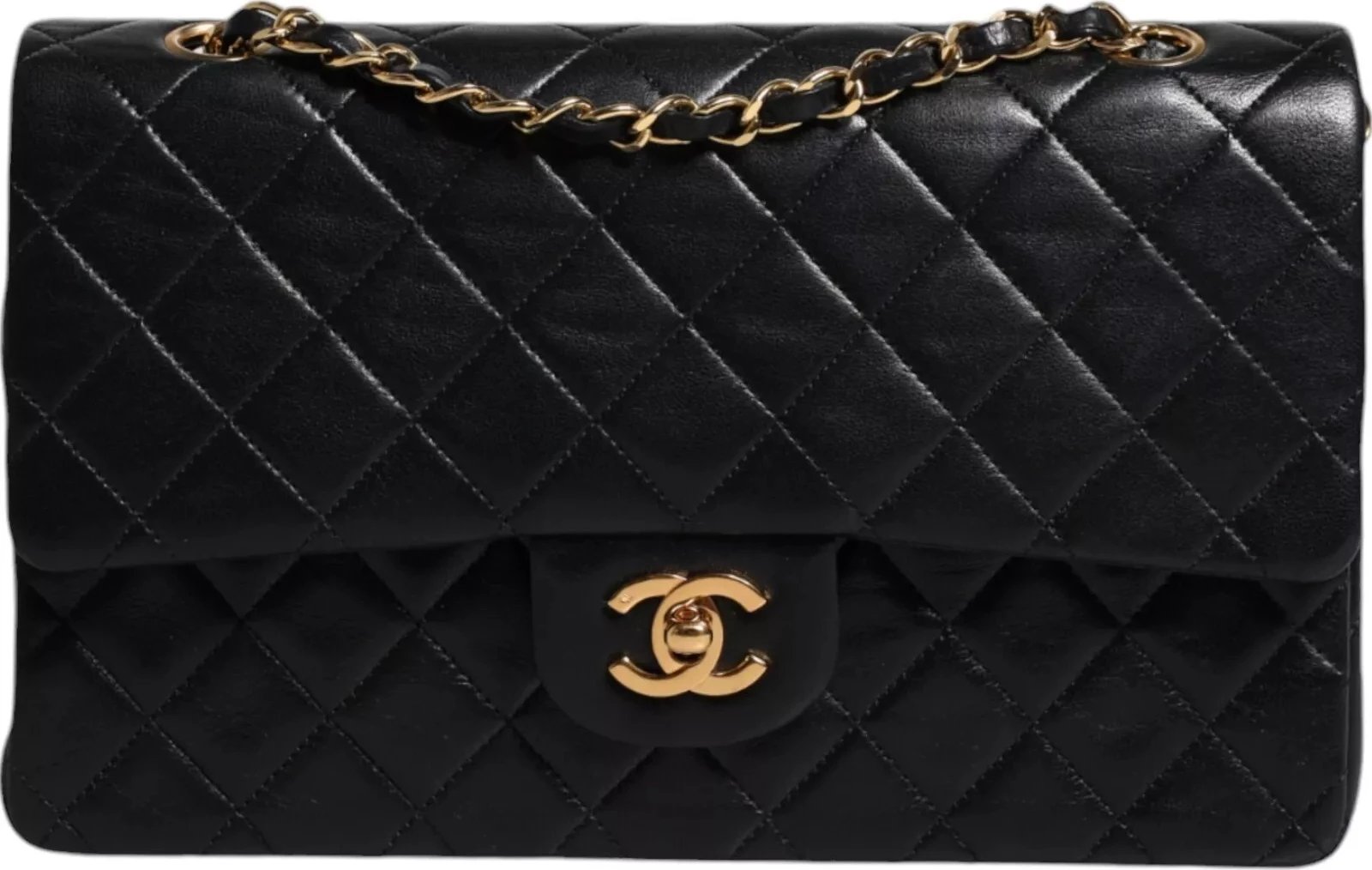 Çantë Chanel për femra, e zezë