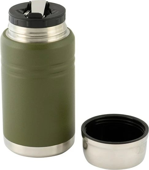 Termos ushqimi M-TAC UN-R02-750A me lugë të palosshme, 750 ml, jeshile ulliri