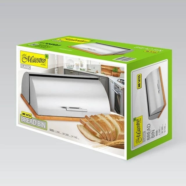 Kuti buke Maestro MR-1672S, çelik inoksi, argjend