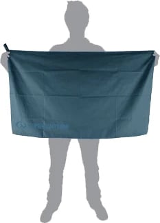 Recycled SoftFibre Trek Towel, Blue, Large