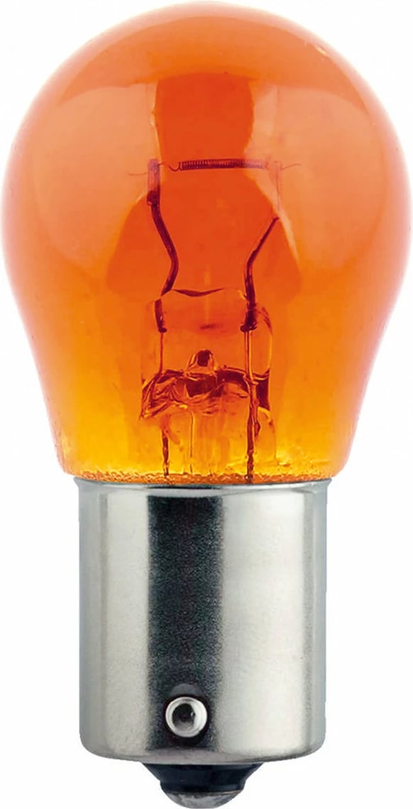AMIO Halogen bulbs P21W BA15s 24V 21W AMBER 01005