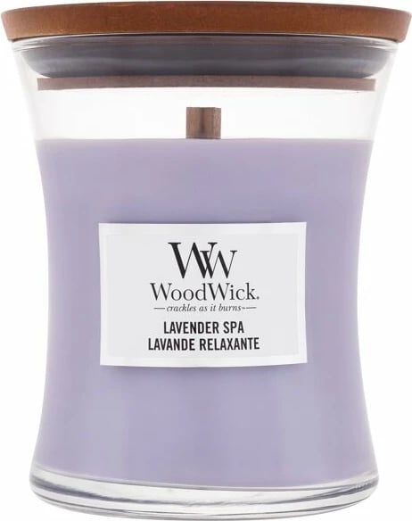 Qiri aromatik WoodWick Lavender Spa, 275g