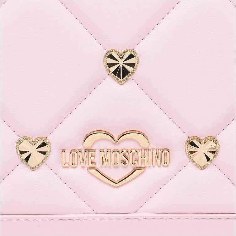 Çantë e vogël për femra Love Moschino, rozë
