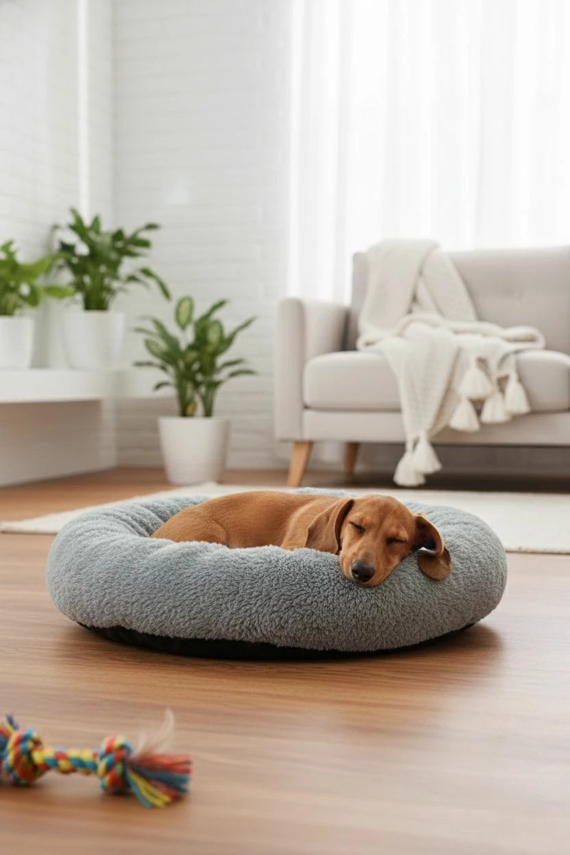 Shtrat për kafshë, Pugalo M, ngjyrë gri