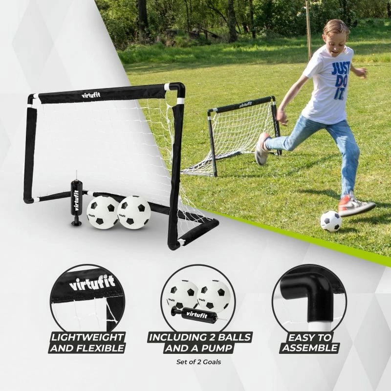 Set porte futbolli për fëmijë Virtufit