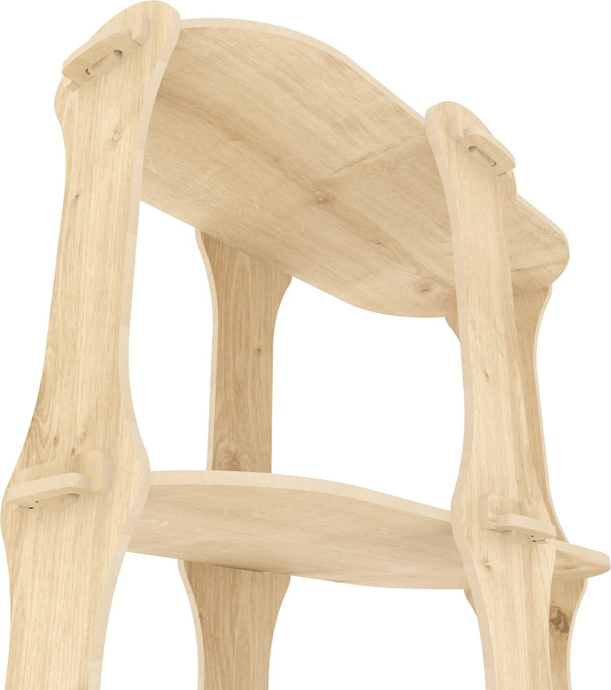 Raft librash Skye Decor, ngjyrë lisi, Ayzi