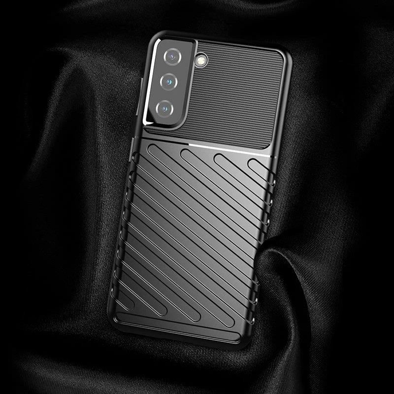 Mbështjellës Hurtel Thunder Case për Samsung Galaxy S23, silikon, i blinduar, Blu