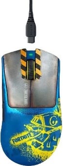 Maus Razer DeathAdder V3 Pro Fortnite Edition, wireless + USB Type-C, 30000 DPI, multikolor