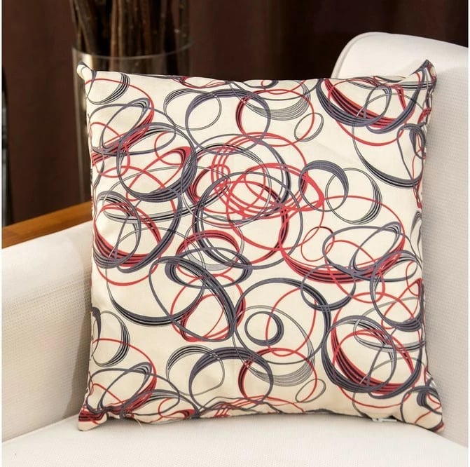 Jastëk dekorativ Evila Originals, ngjyrë krem, Boca