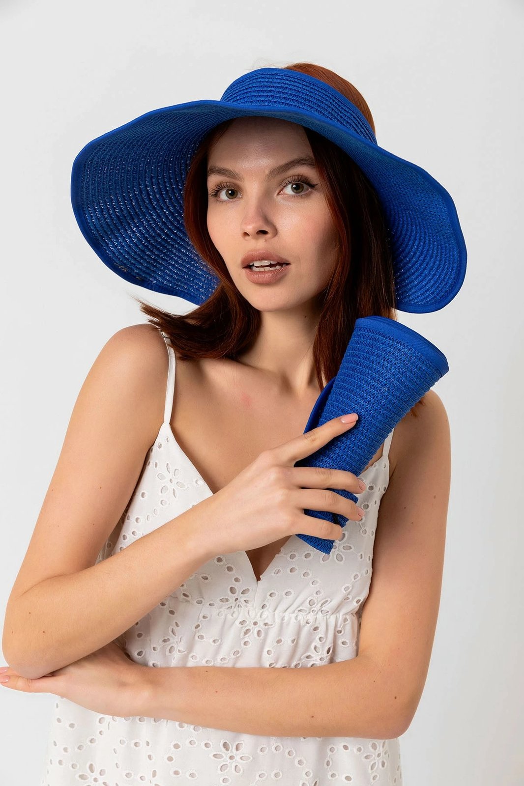 Kapelë për gra, ngjyrë sax blue, Jumeon Hsr2080