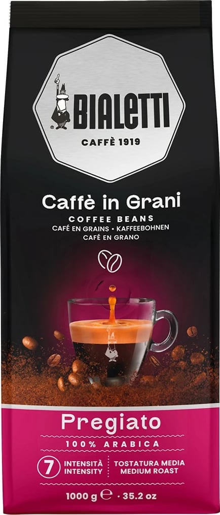 Kokrra kafeje Bialetti Esperto Grani Pregiato 1kg, 100% Arabica, medium roast