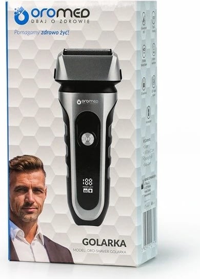 Makinë rroje oromed Oro-Shaver, LED, 600 mAh, e zezë/argjendtë