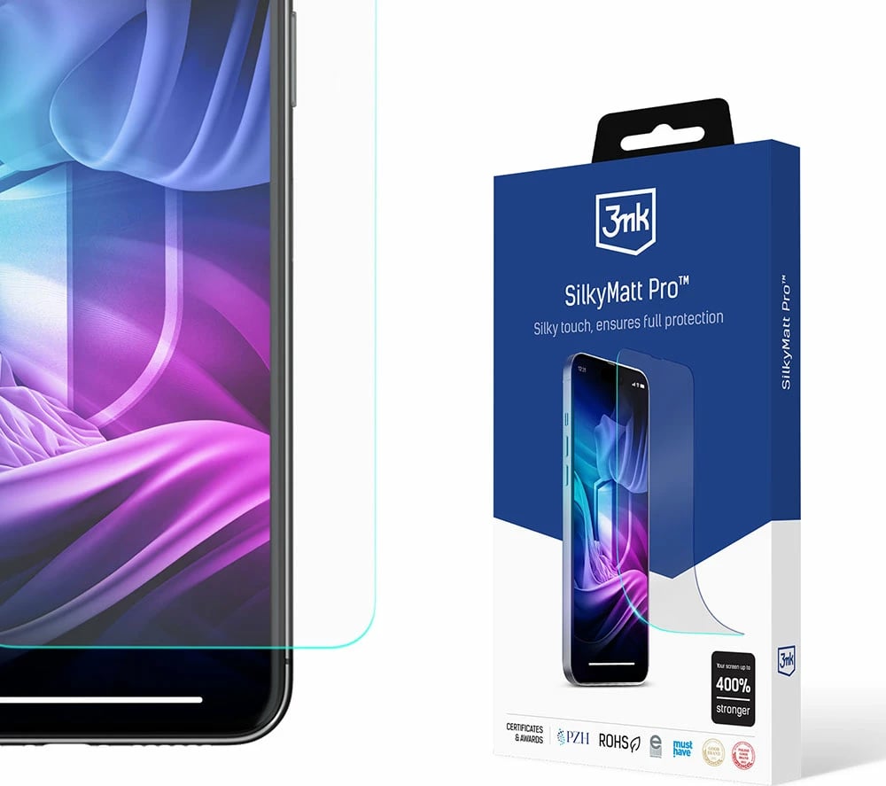 Folie mbrojtëse ekranit 3mk SilkyMatt Pro për Samsung Galaxy S22, Transparent