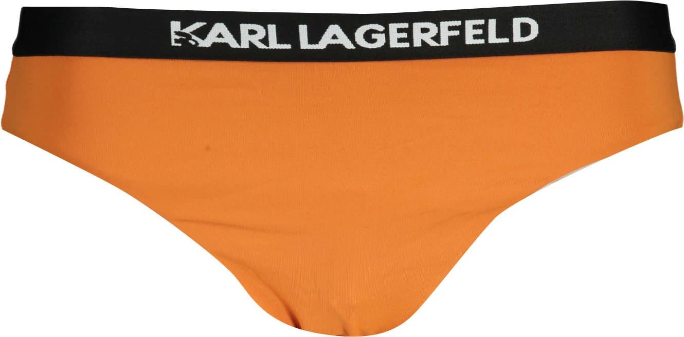 Të poshtme noti femra KARL LAGERFELD BEACHWEAR, portokalli