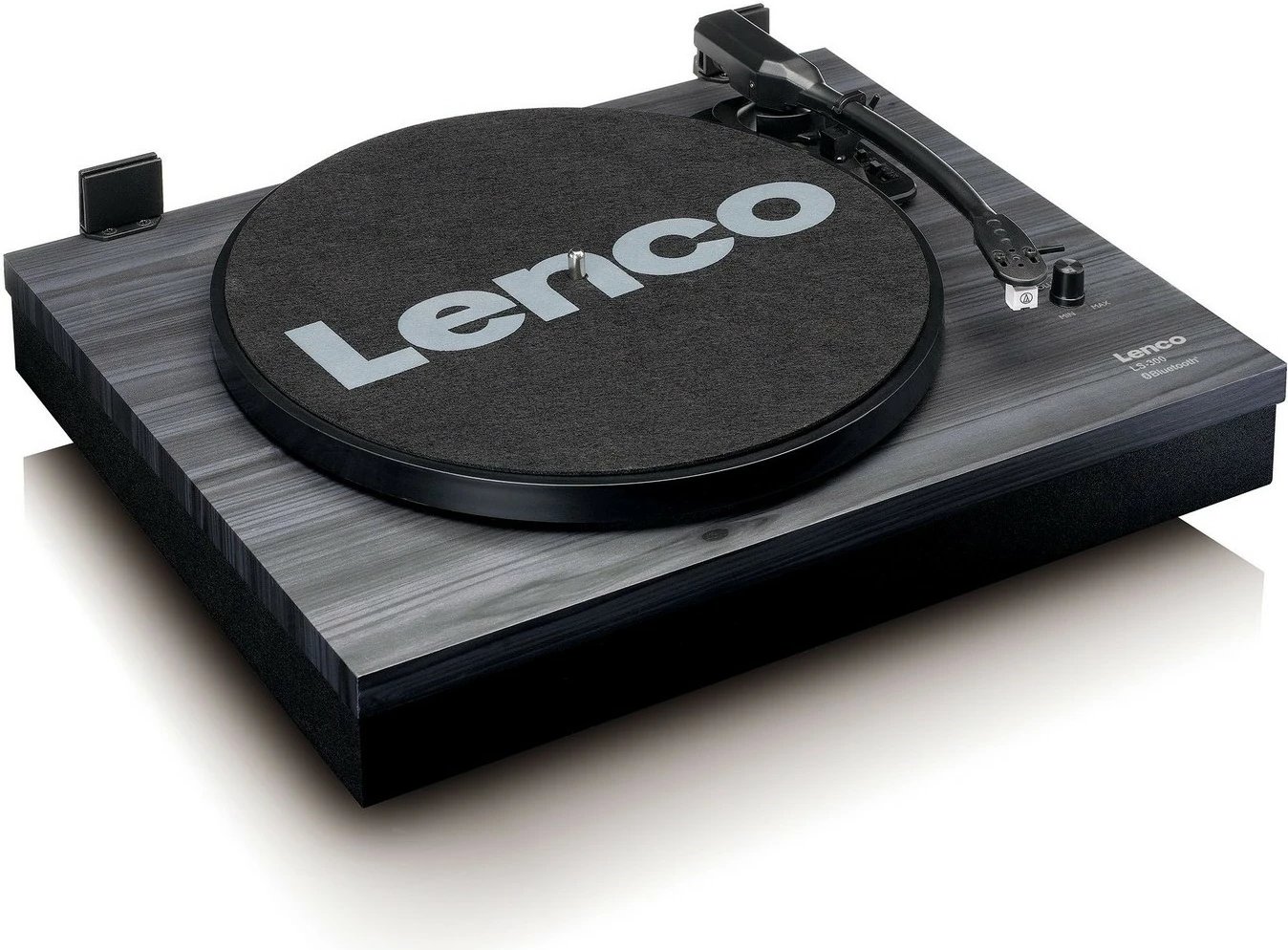 Gramafon Lenco LS-300, Bluetooth, 2 altoparlantë, druri, e zezë