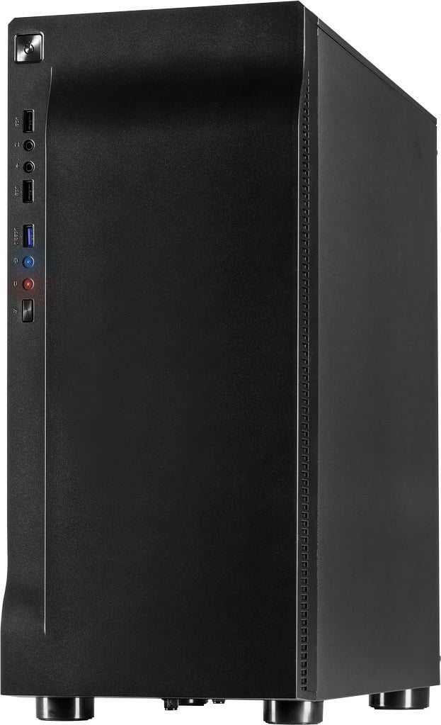 Kasë Inter-Tech A-3411 Creek, Tower, ATX/micro ATX/ITX, xham i temperuar, RGB, e zezë