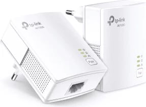 Adapter Powerline, TP-Link, TL-PA7017 KIT, AV1000 Gigabit 1 port, i bardhë, set multipack