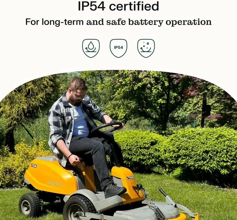 Bateri AGM VRLA, Green Cell, AGM6V4AH-J, 6V 4Ah, IP54, 101x70x47 mm, e zezë