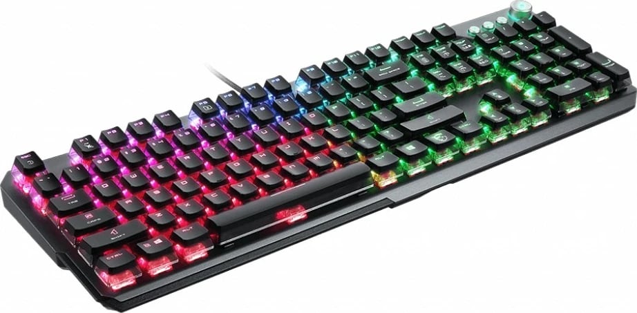 Tastierë mekanike MSI VIGOR GK71 SONIC, RGB, Cherry MX Red, full-size, e zezë