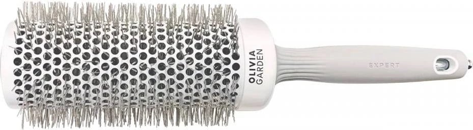Furçë stilimi për flokë Olivia Garden Expert Blowout Speed Wavy Bristles për femra, e bardhë/gri, 55mm, 1 copë