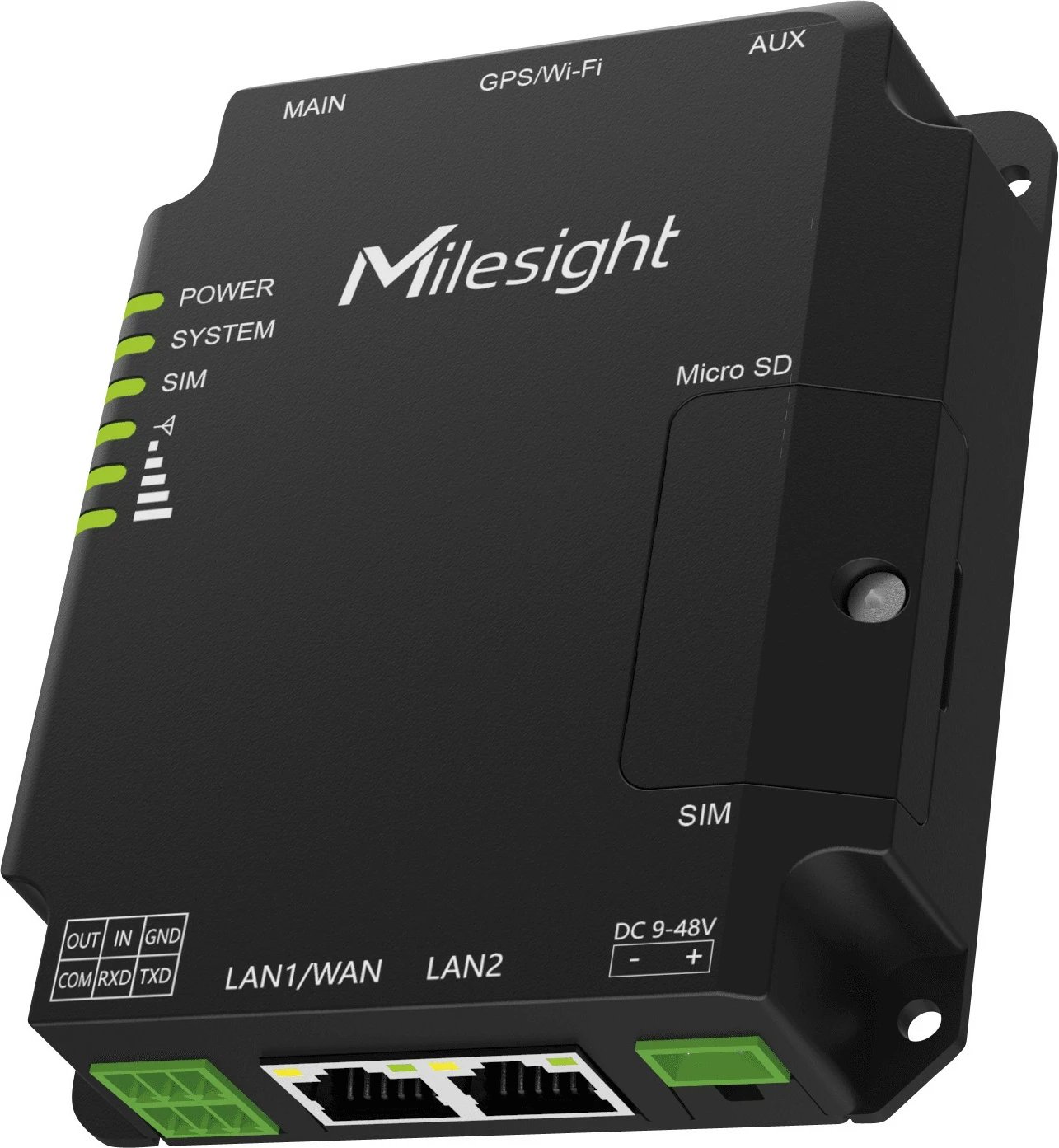 Router celular Milesight industrial IoT 3G 4G