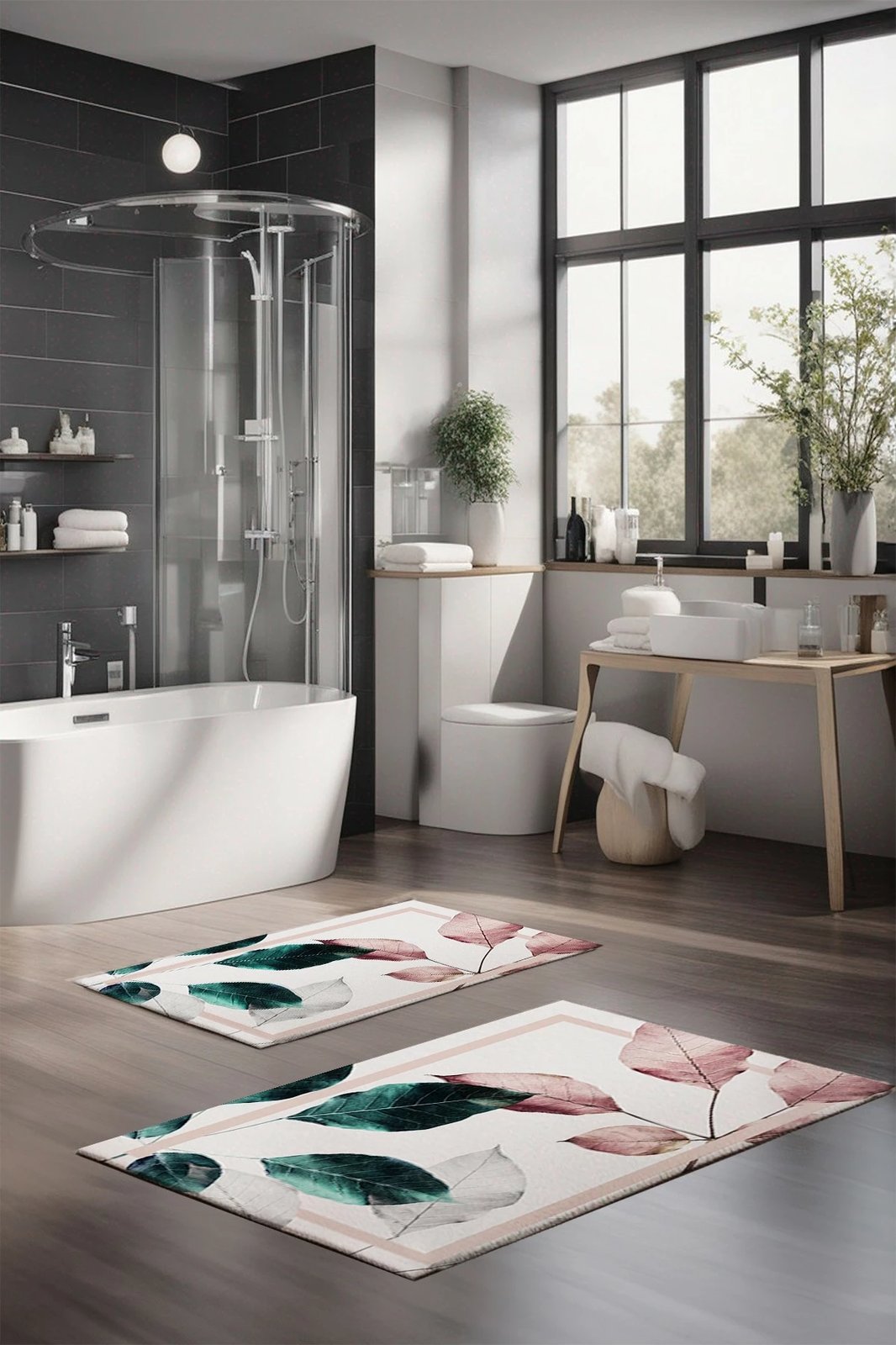 Set dy pjesësh tapeta banjoje Mijolnir, CT-5064