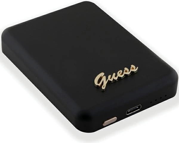 Powerbank wireless Guess Metal Script Logo MagSafe 3000mAh, i zi