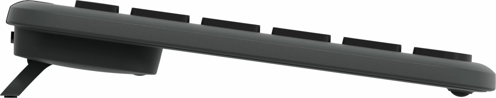 Tastierë Logitech 920-012451, full-size, pa tela, Bluetooth + RF, QWERTZ, graphite