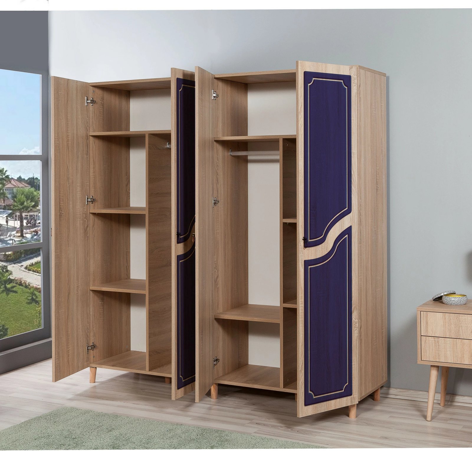 Dollap Skye Decor, ngjyrë lisi sonoma, İmaj-620