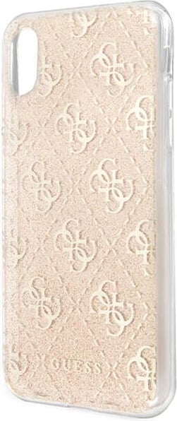 Mbështjellës Guess 4G Glitter për iPhone X/Xs, Ari